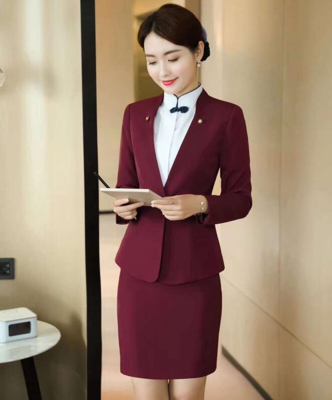 酒店职业套装需要南京职业装定做公司给设计